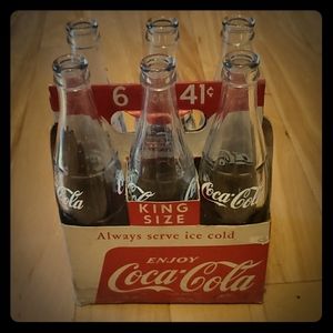 Antique Coca-Cola case: lot of 6